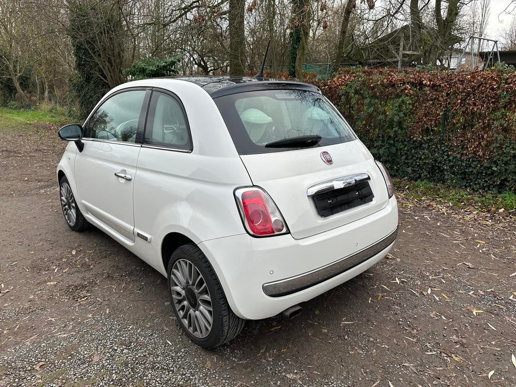 Fiat 500 , 1.2 benzine 51 Kw,Bj 2014,Euro 6,Airco, Auto's, Fiat, Voorwielaandrijving, 4 zetels, Wit, Leder