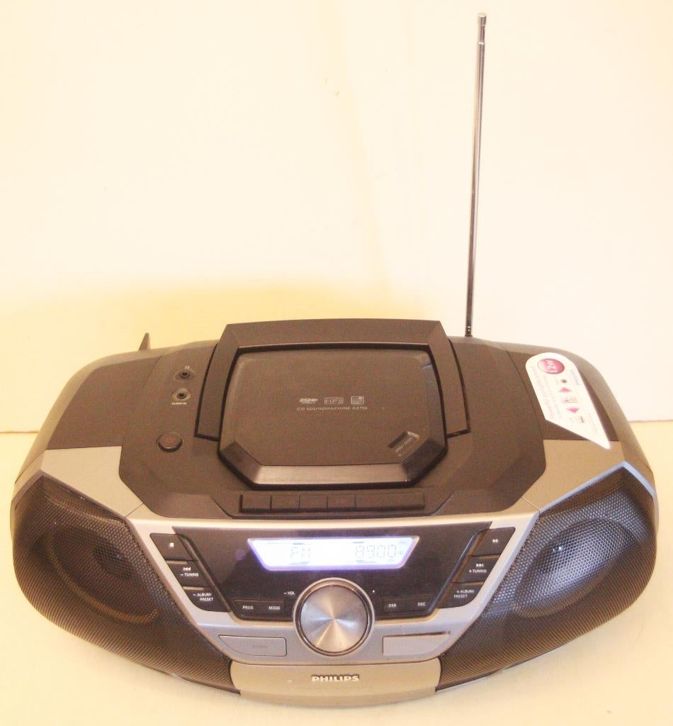 Philips Stereo Radio - CD - Cassette Recorder / Soundmachine, Audio, Tv en Foto, Stereoketens, Philips, Draagbaar, Ophalen of Verzenden
