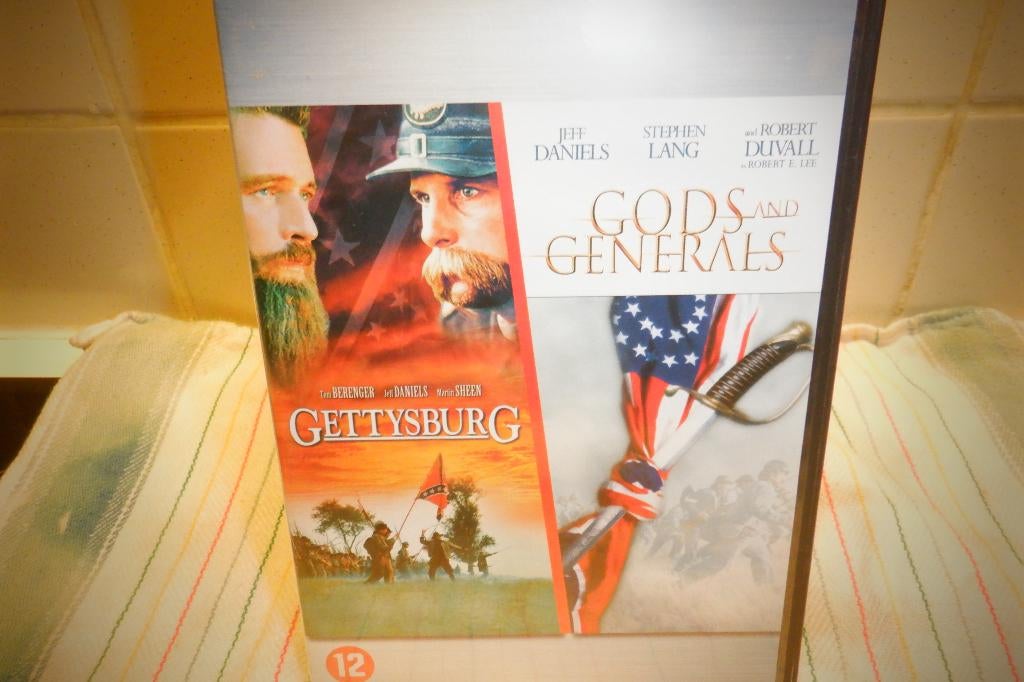 DVD Gods And Generals. & Gettysburg.(2-DVD'S), CD & DVD, DVD | Action, Comme neuf, Guerre, À partir de 12 ans, Enlèvement ou Envoi