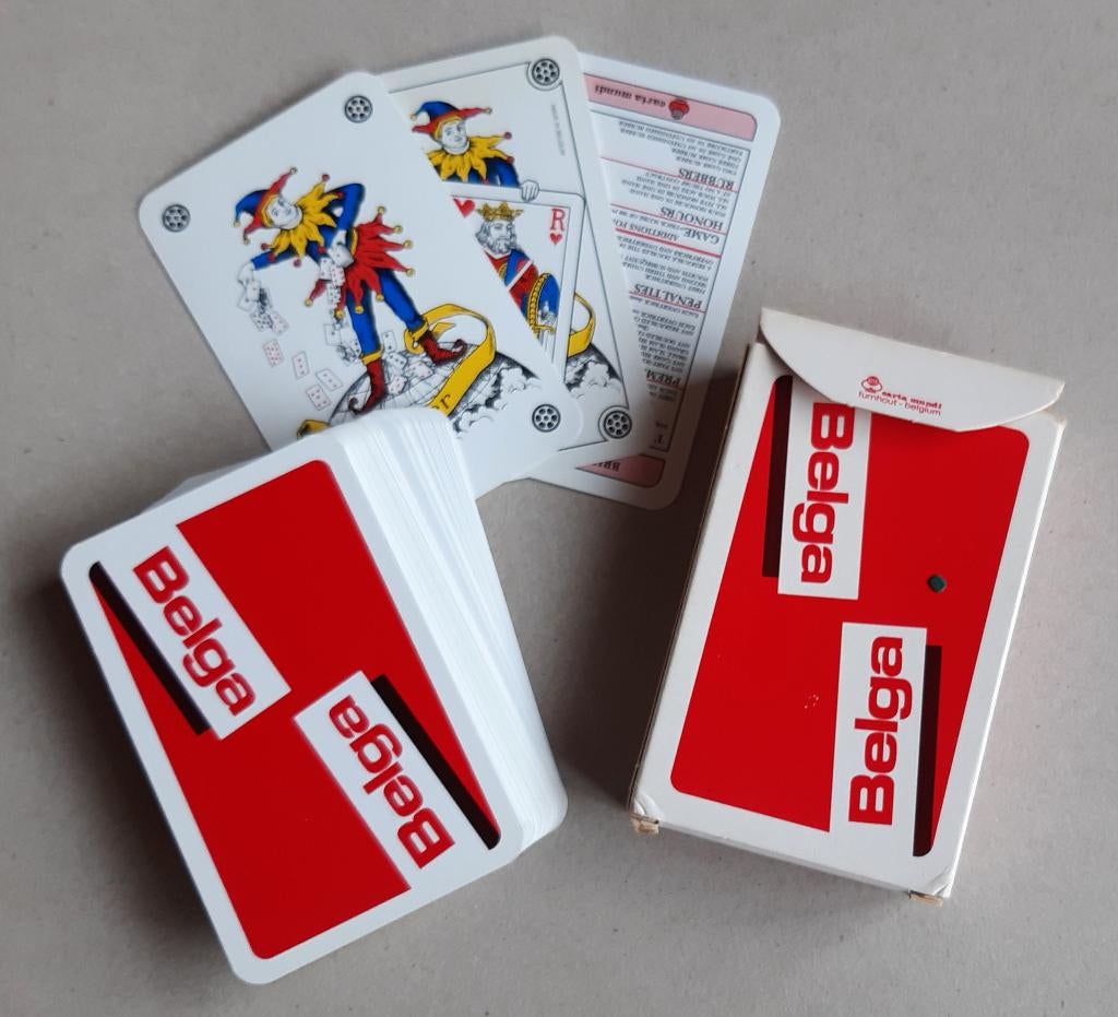 SPEELKAARTEN SIGARETTEN BELGA RECLAME TABAK TABAC., Verzamelen, Speelkaarten, Jokers en Kwartetten, Ophalen of Verzenden, Speelkaart(en)