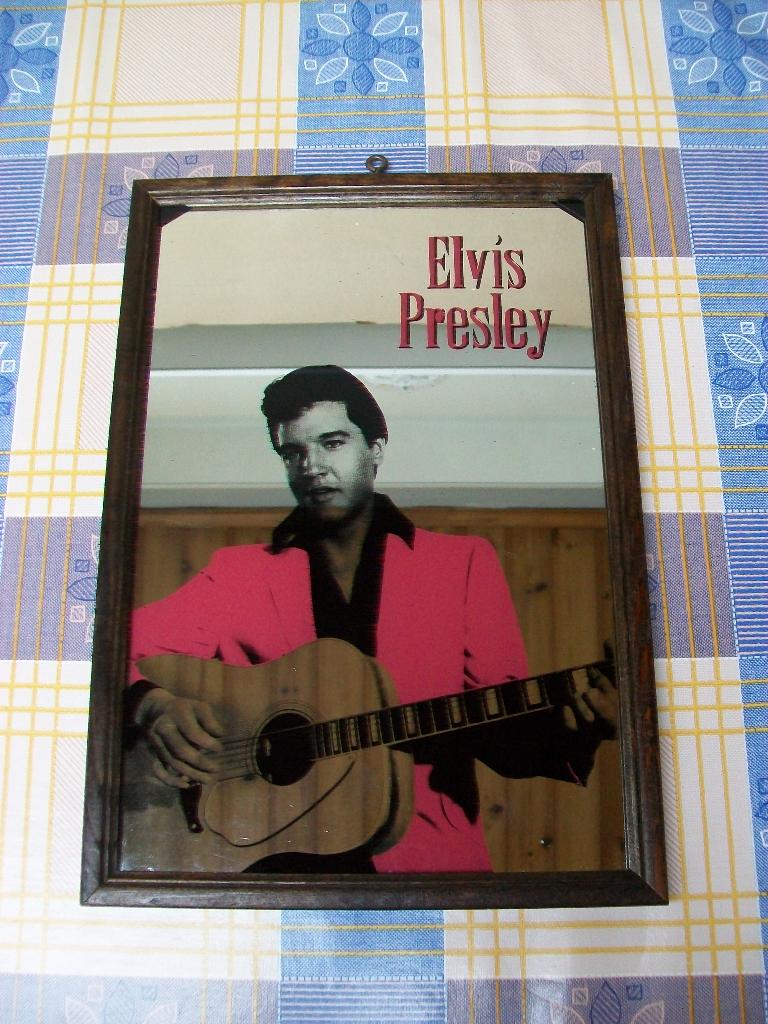 Elvis Spiegel - The King of Rock and Roll - Gitaar Guitar., Ophalen of Verzenden, Gebruikt, Overige typen