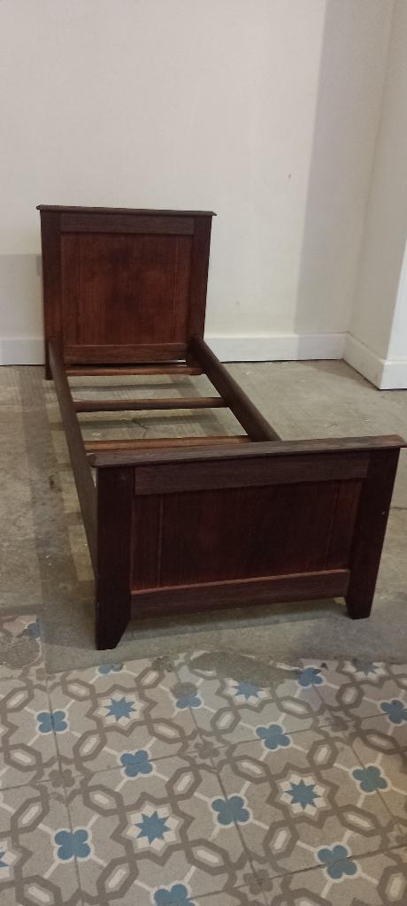 Lit d'Enfant ancien en Bois Massif - Charme Vintage, Enlèvement