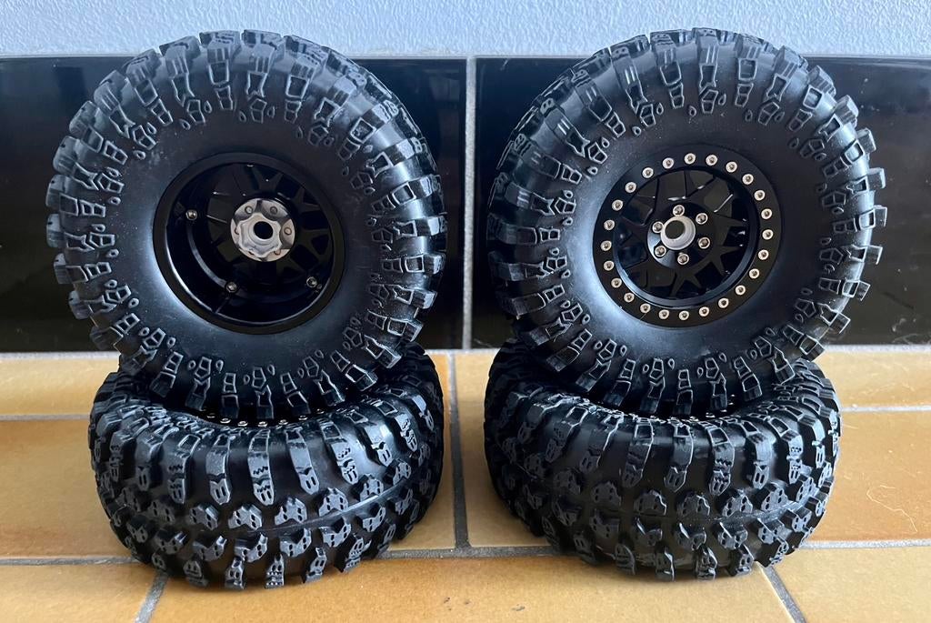 Roues rc 1/10 crawler, Enlèvement ou Envoi, Neuf, Échelle 1:10, Voiture off road