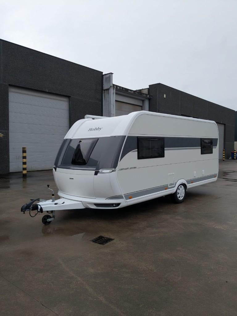 Hobby Excellent Edition 495 UL * Full option * Nieuwstaat, Caravans en Kamperen, Caravans, Omvormbare zithoek, Schokbreker, Rondzit
