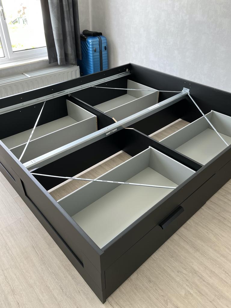 slaapkamer, Huis en Inrichting, Ophalen, Verstelbaar, Zwart, Tweepersoons