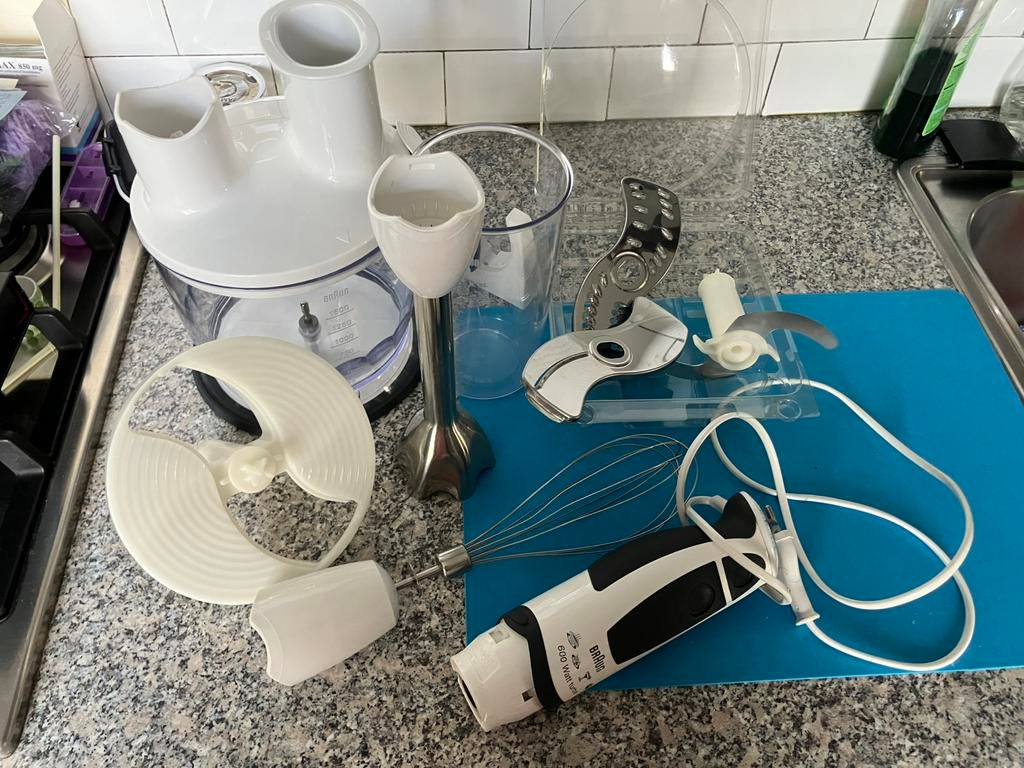 Braun multiquick 6 in 1 staafmixer, Enlèvement, Comme neuf