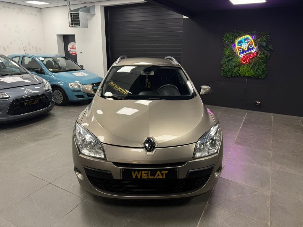 RENAULT MEGAN 2011 -130 PK-BENZINE 99.000 KM TOP STAAT, Autos, Bluetooth, Achat, Entreprise, Noir