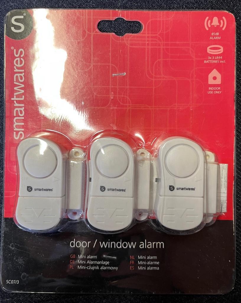 alarme pour fenêtres et portes, lot de 3, Bricolage & Construction, Systèmes d'alarme, Enlèvement ou Envoi, Neuf, Détecteur, Capteur ou Alarme