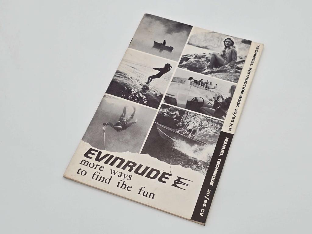 HANDLEIDING 1985 EVINRUDE motoren 20PK & 25PK, Niet ingevuld, Enlèvement ou Envoi, Niet ingevuld, Utilisé