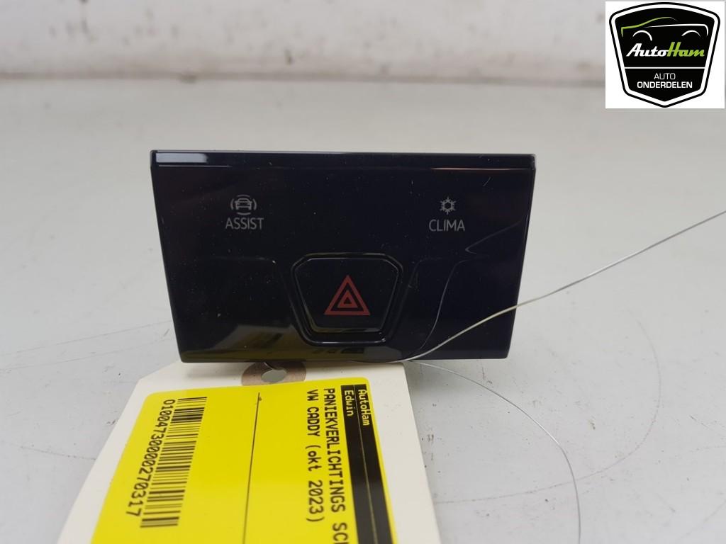 ALARMLICHTEN SCHAKELAAR Caddy Cargo V (SBA / SBH), Gebruikt, Volkswagen