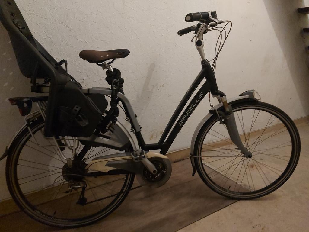 Damesfiets Gazelle, Ophalen