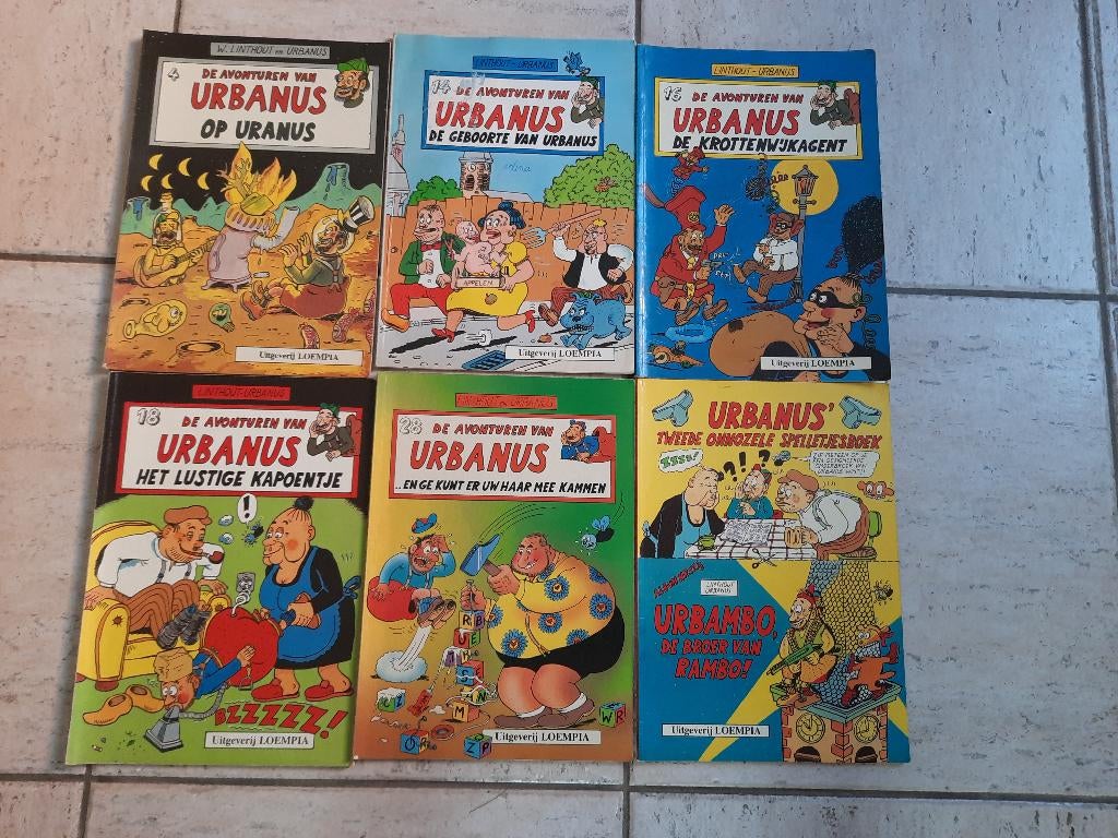 Strips  Urbanus, Boeken, Meerdere stripboeken, Ophalen, Zo goed als nieuw, Linthout en Urbanus