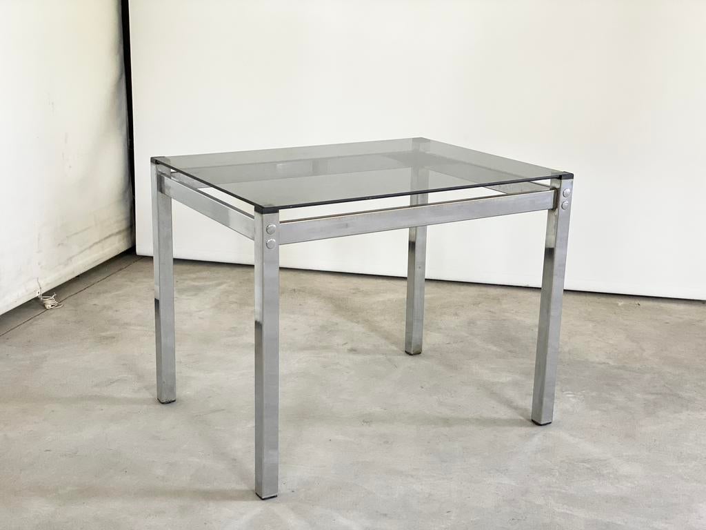 Vintage chroom sidetable, Antiek en Kunst, Ophalen