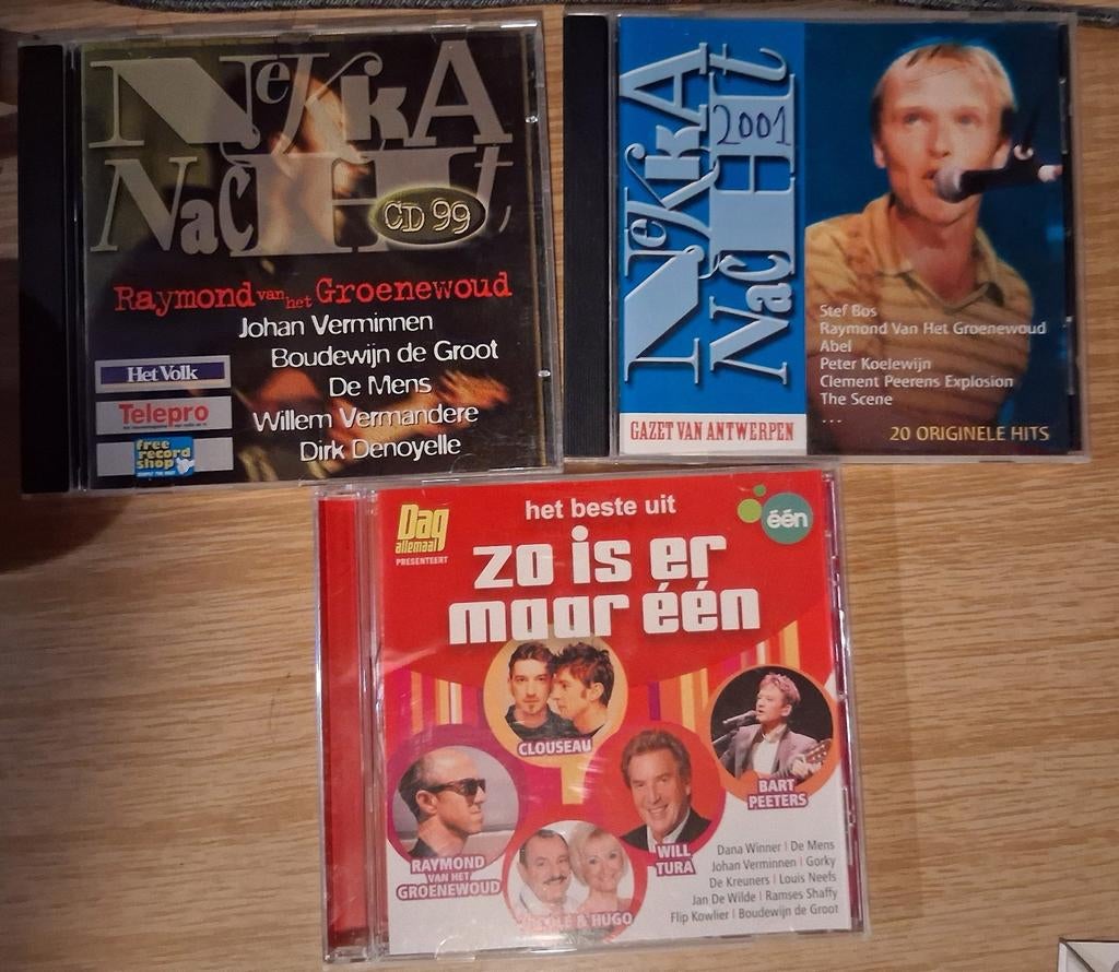 3 verzamel-cd's Nekka nacht, Zo is er maar 1, CD & DVD, CD | Néerlandophone, Comme neuf, Pop, Enlèvement ou Envoi