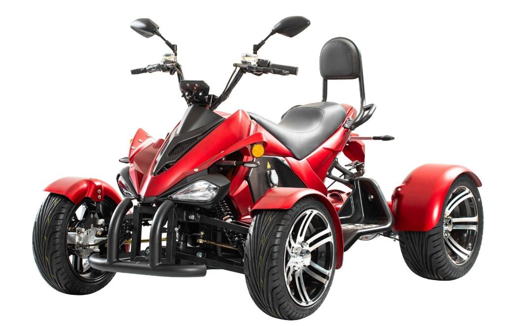 SPY RACING Quad met kenteken autorijbewijs 4000W Red, Plus de 35 kW, 4000 cm³, 1 cylindre