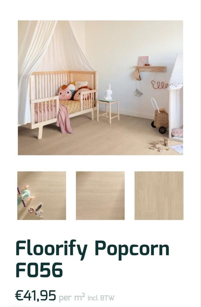 Floorify laminaat kleur Popcorn, Ophalen, Nieuw