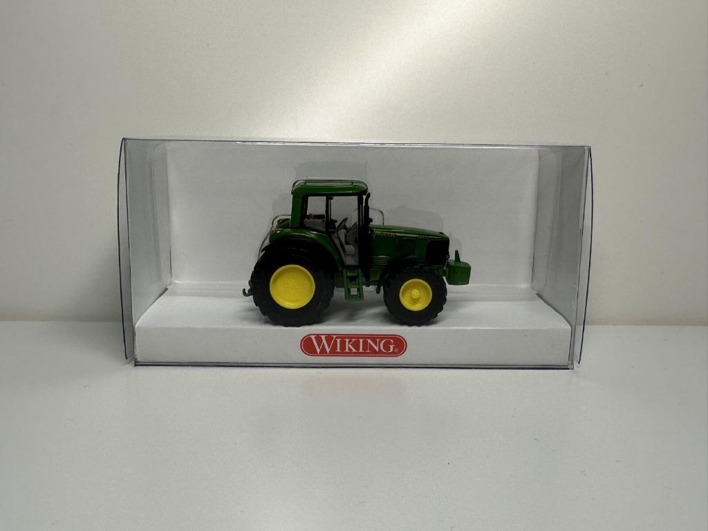 Tracteur Agricole JOHN DEERE 1/87 HO WIKING Neuf + Boite, Enlèvement ou Envoi, Neuf, Grue, Tracteur ou Agricole, Wiking