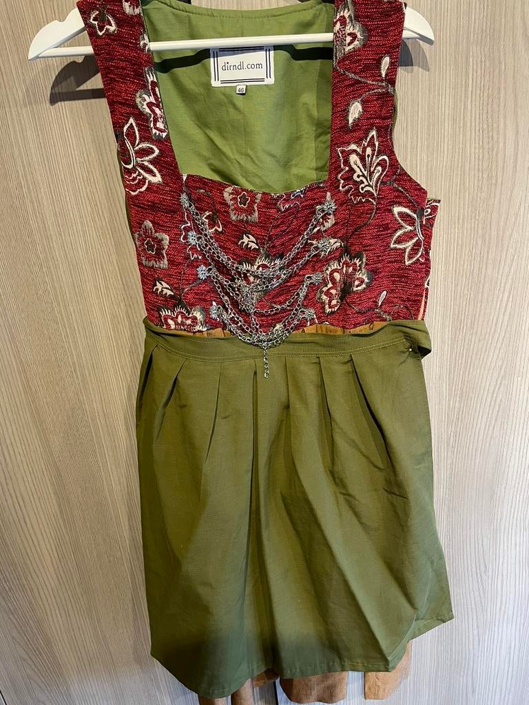Dirndl oktoberfeestkleed, Ophalen of Verzenden, Zo goed als nieuw, Maat 46/48 (XL) of groter