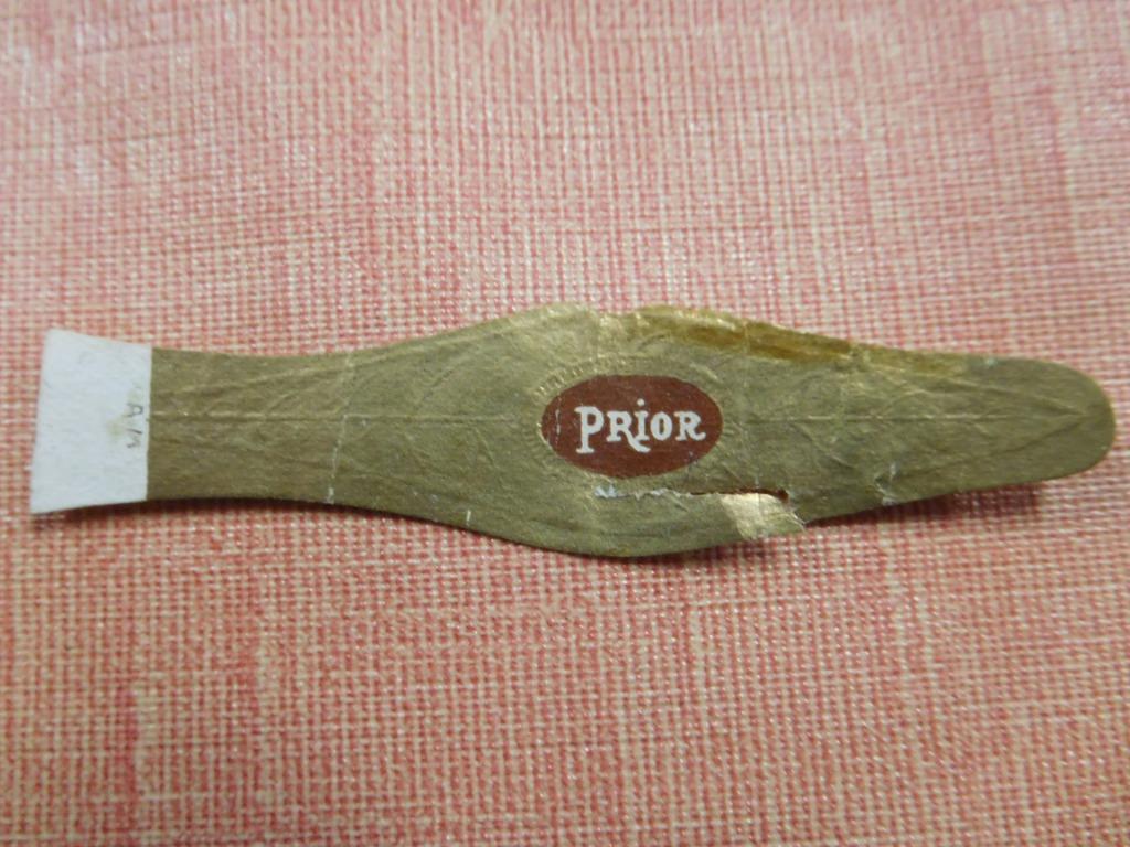 bague de cigare fabricant Prior, Collections, Enlèvement ou Envoi, Utilisé, Bagues de cigare