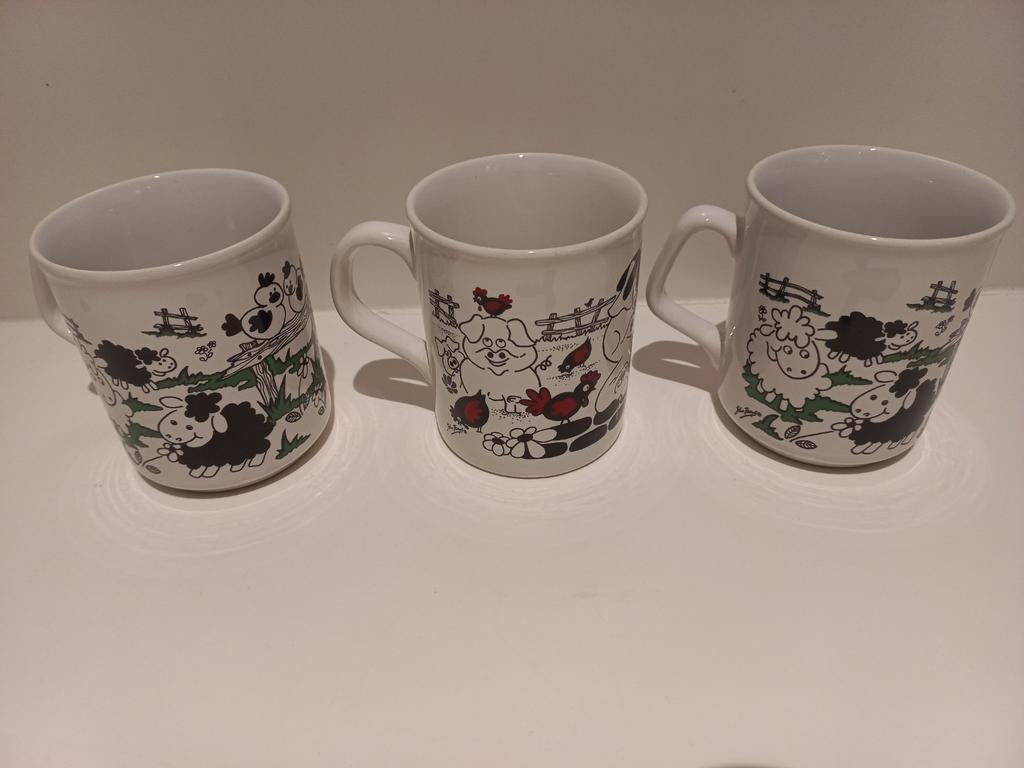 3 mokken, Ophalen, Zo goed als nieuw