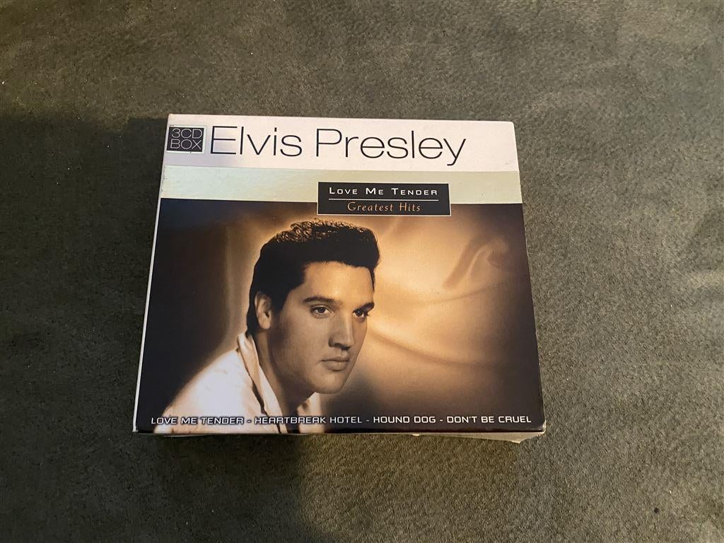 Elvis Presley love me tender greatest hits 3CD Box [687], Verzenden, Zo goed als nieuw