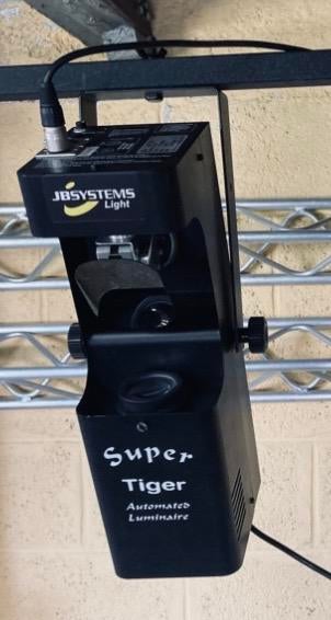 1x Roboscan Super Tiger van JB Systems en afstandsbediening, Muziek en Instrumenten, Licht en Laser, Gebruikt, Licht, Geluidgestuurd