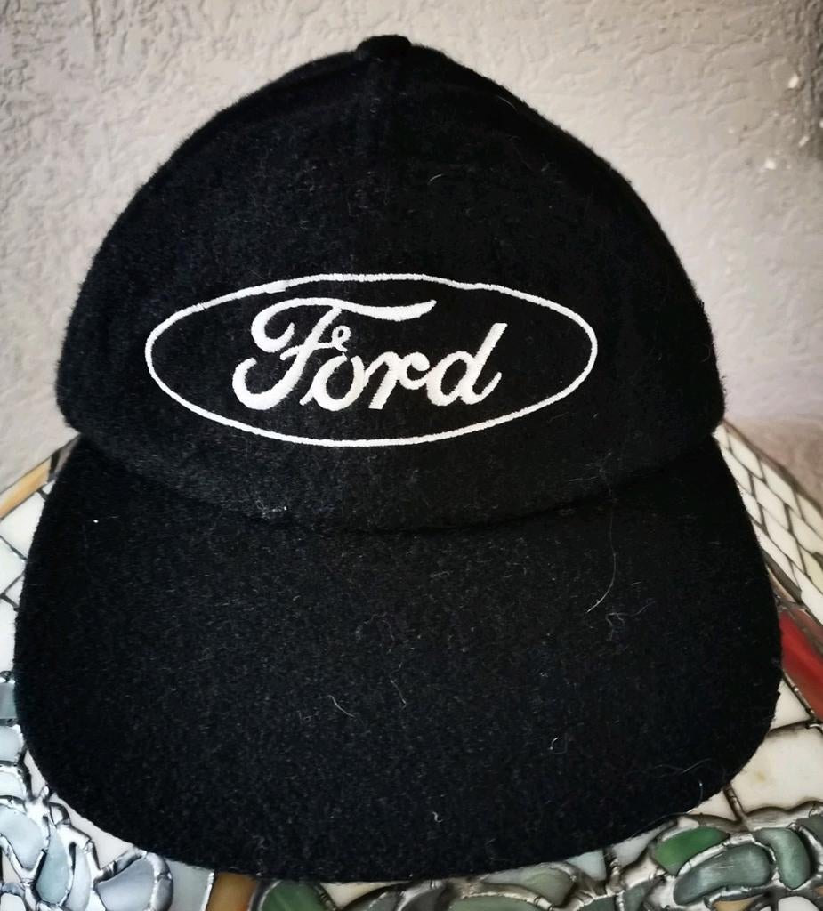Casquette Ford en laine ancienne avec logo brodé, Enlèvement ou Envoi