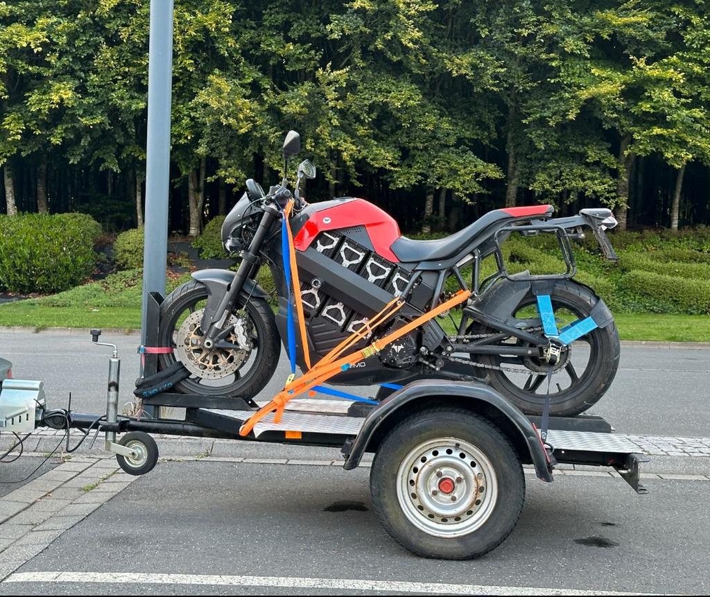 Motor aanhangwagen - TE HUUR, Ophalen, Zo goed als nieuw, Aluminium