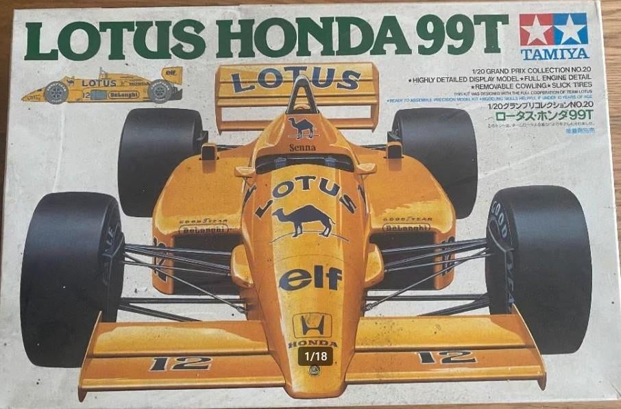 LOTUS HONDA 99T met CAMEL reclame!!!Schaal 1:20, Auto, Groter dan 1:32, Nieuw, Ophalen of Verzenden