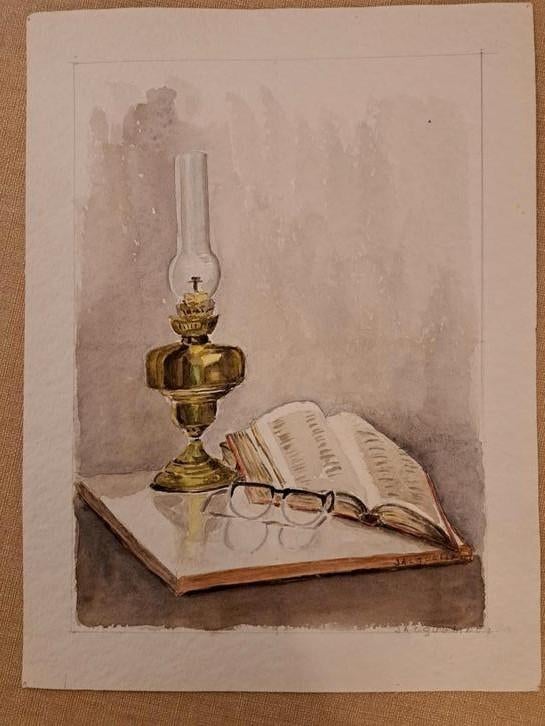 aquarel, J.PAULHAN, Ophalen