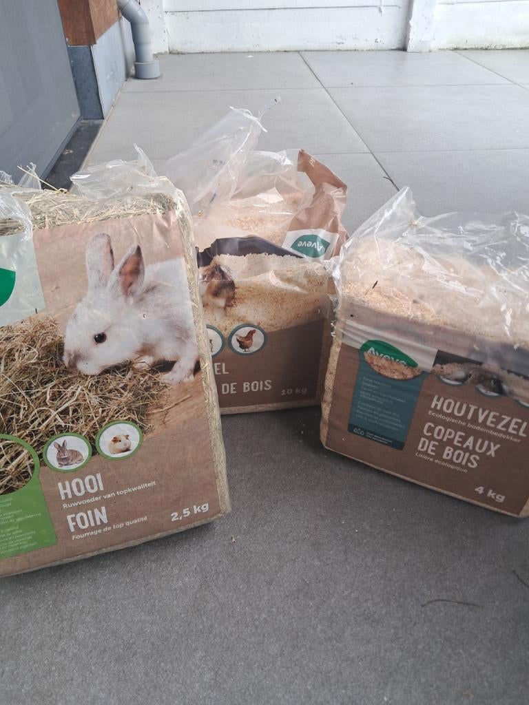 Houtvezel en hooi, Ophalen