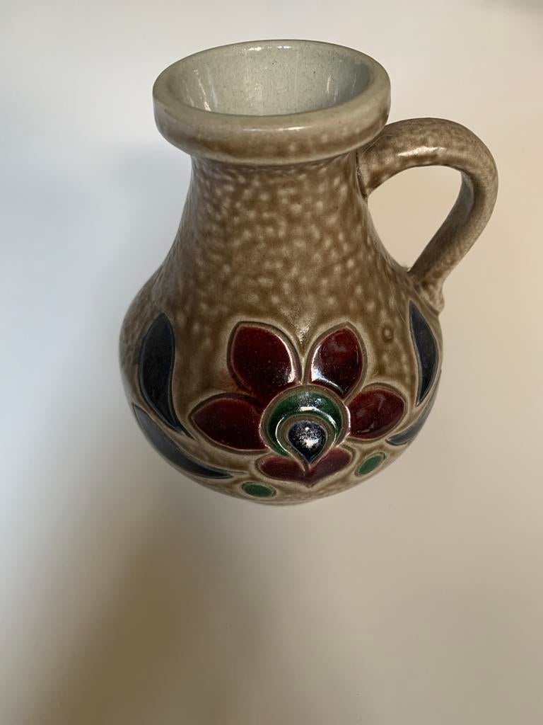 vase en grès signé original king 106, Antiquités & Art