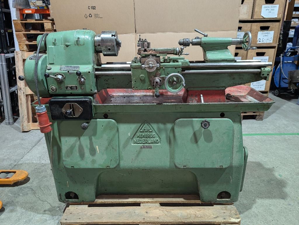 Hemurg Draaibank - Metaalbewerking, Doe-het-zelf en Bouw, Ophalen, Gebruikt, Metaaldraaibank, 500 tot 1000 mm