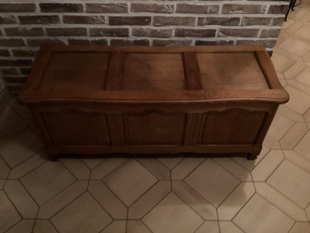 Grote houten meubelkoffer, Antiek en Kunst, Antiek | Meubels | Kasten, Ophalen