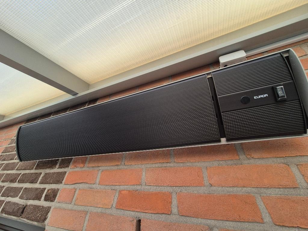 terrasverwarmer, Tuin en Terras, Terrasverwarmers, Zo goed als nieuw, Elektrisch, Wand, Ophalen