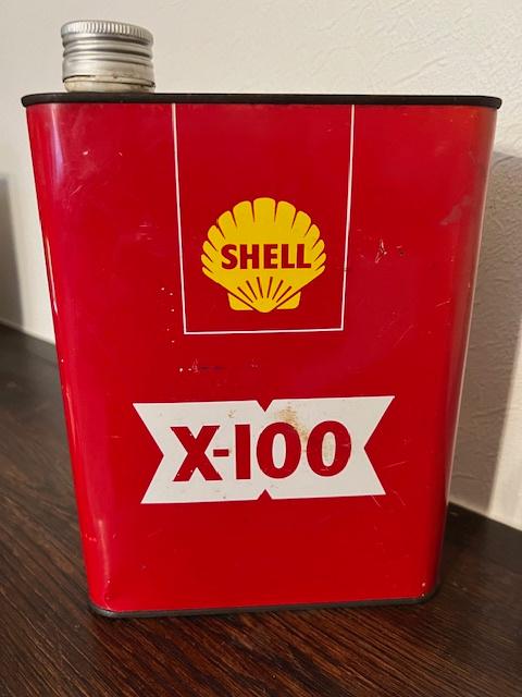 Shell X-100 bidon vide, Collections, Enlèvement