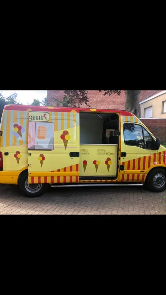 Te koop mooie ijsbus/ ijswagen / ijskar, Autos, Particulier, Achat