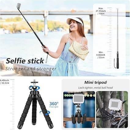 actiecamera accessoireset voor GoPro Hero | GRATIS LEVERING, -, Verzenden, -, GoPro