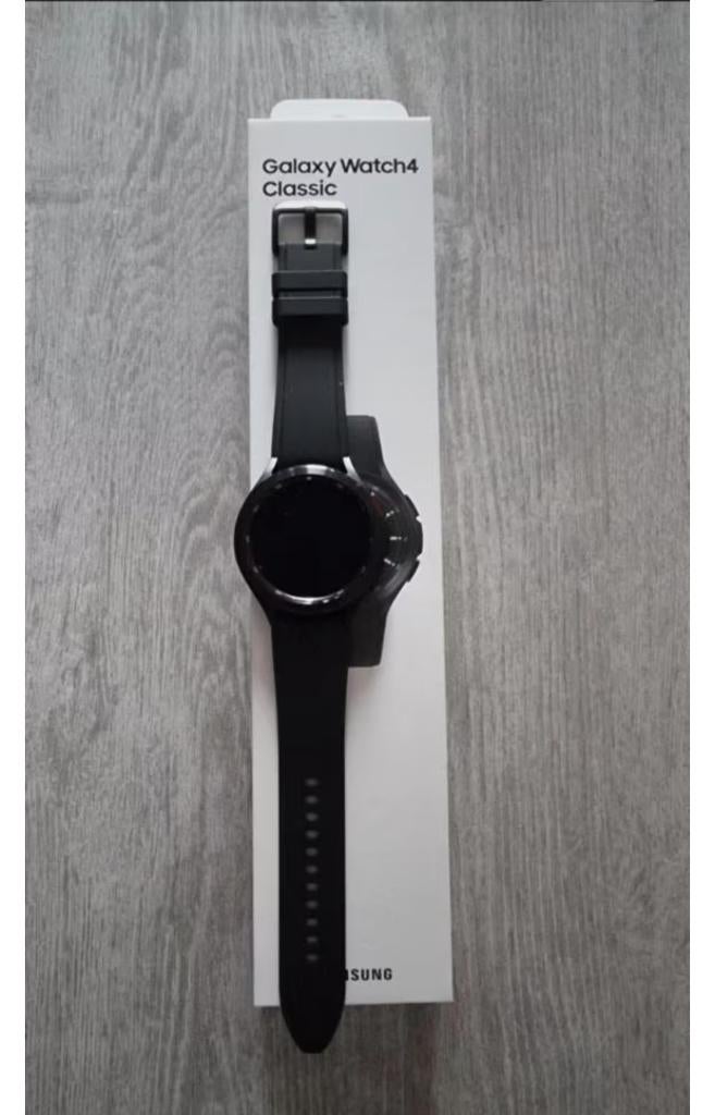 Samsung Galaxy Watch 4 Classic 46mm, Ophalen, Zwart, Zo goed als nieuw, Samsung