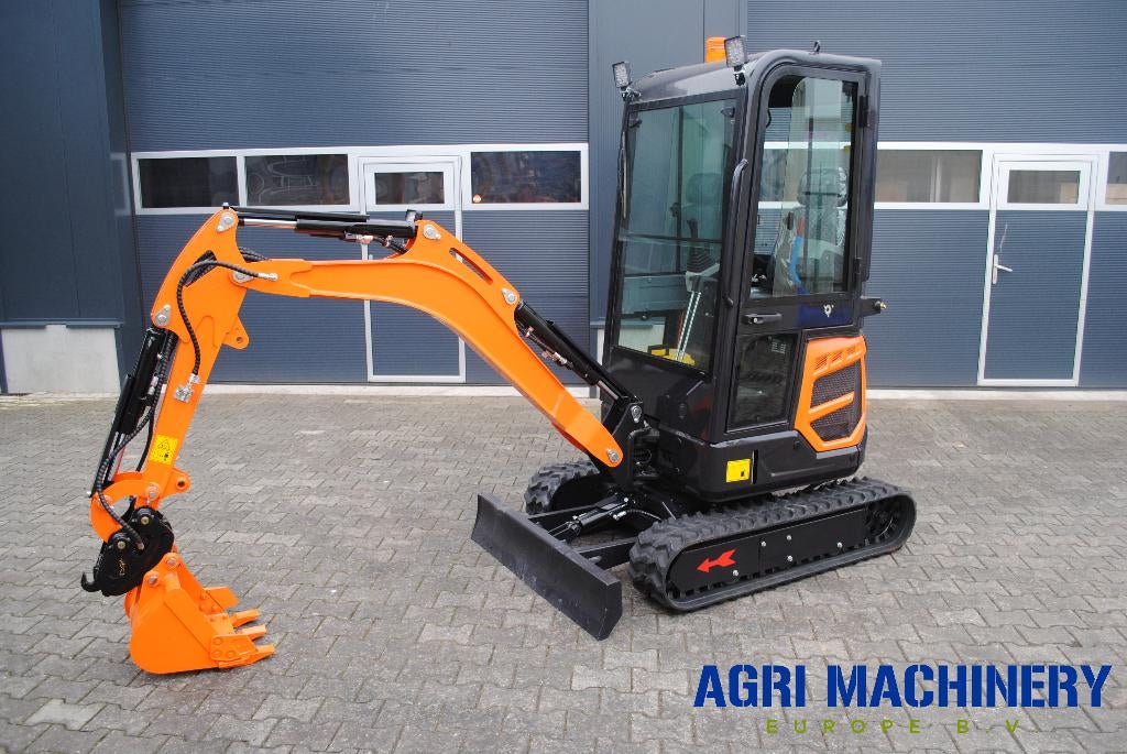 Minipelle Rexus 1800 kg — Kubota D722 | 14 ch, Enlèvement ou Envoi, Excavatrice