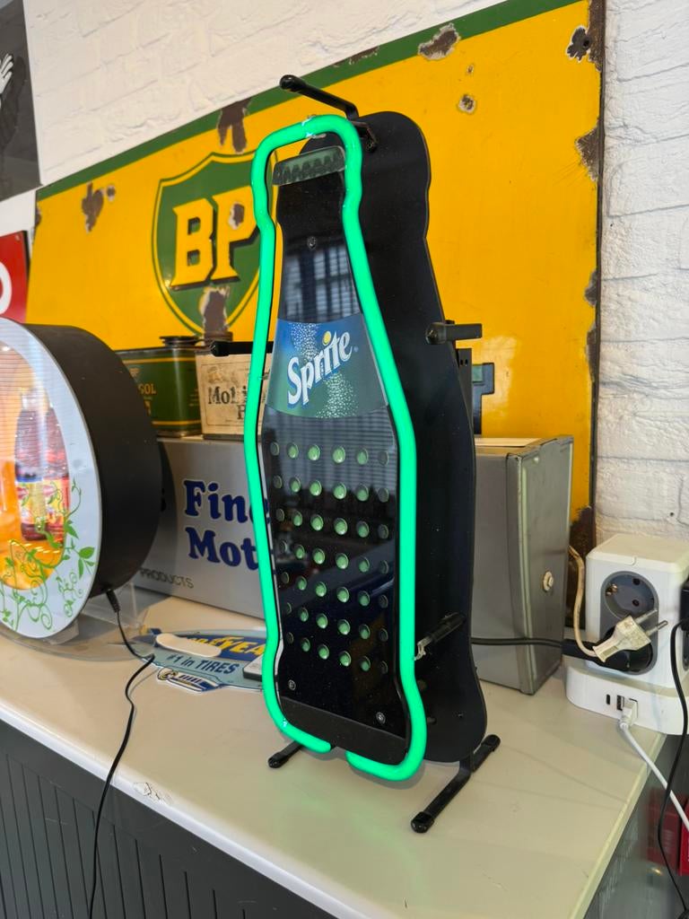 Éclairage au néon publicitaire Sprite, Enlèvement, Utilisé, Table lumineuse ou lampe (néon)