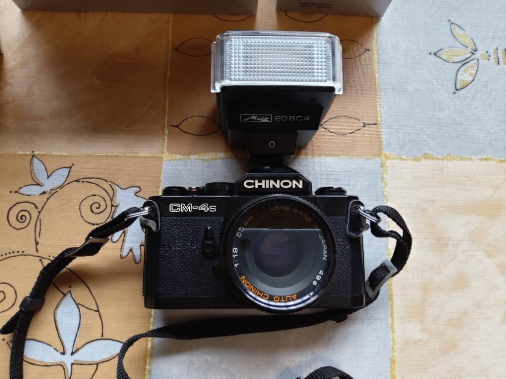 CHINON CM4S VINTAGE ANALOOG, Audio, Tv en Foto, Fotocamera's Analoog, Ophalen, Gebruikt