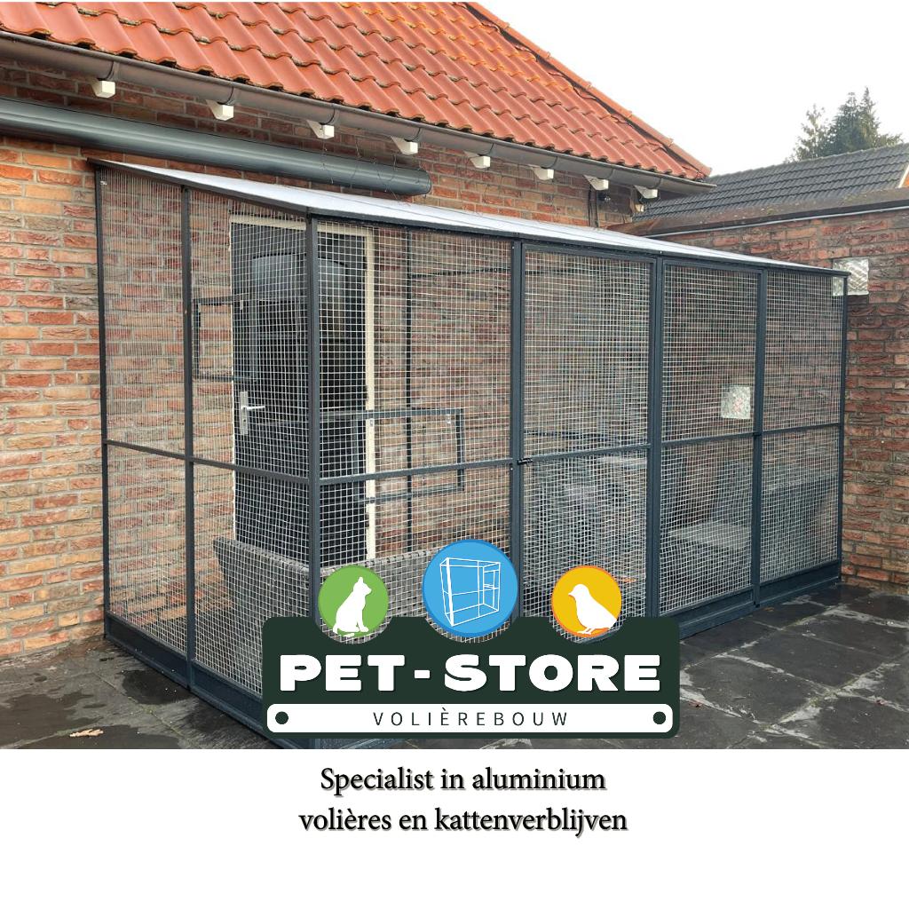 Aluminium kattenren. Nieuw, maatwerk. Montage mogelijk, Dieren en Toebehoren, Ophalen of Verzenden, Nieuw
