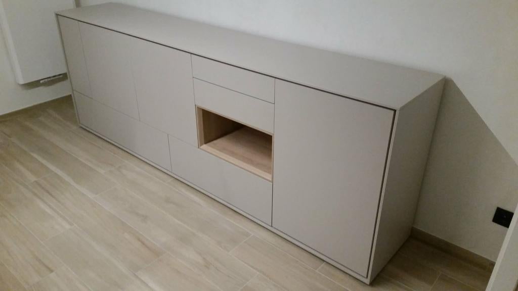 Dressoir en tv meubel, 25 à 50 cm, 200 cm ou plus, Avec tablette(s), Enlèvement