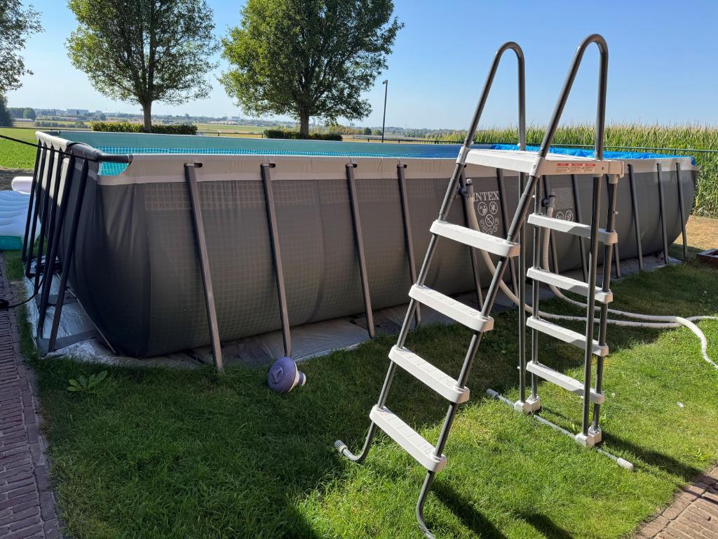 intex zwembad 732x366x132 ultra, 300 cm ou plus, Comme neuf, Enlèvement, Rectangulaire