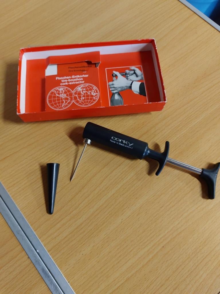 wijnfles ontkurker, Ophalen of Verzenden, Zo goed als nieuw