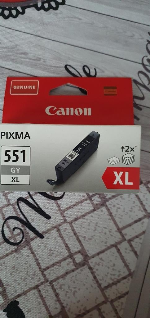 Canon 551XL grijze cartridge, Canon