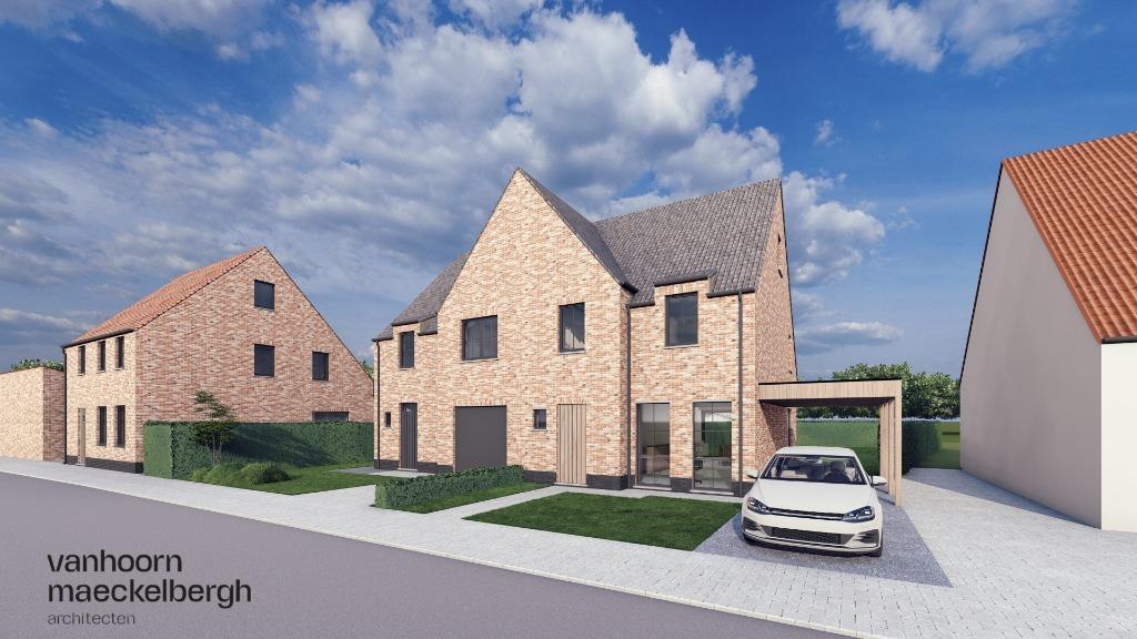 Alleenstaande nieuwbouwwoning met 4 slaapkamers en tuin te K, 200 tot 500 m², 185 m², Vrijstaande woning, Provincie West-Vlaanderen