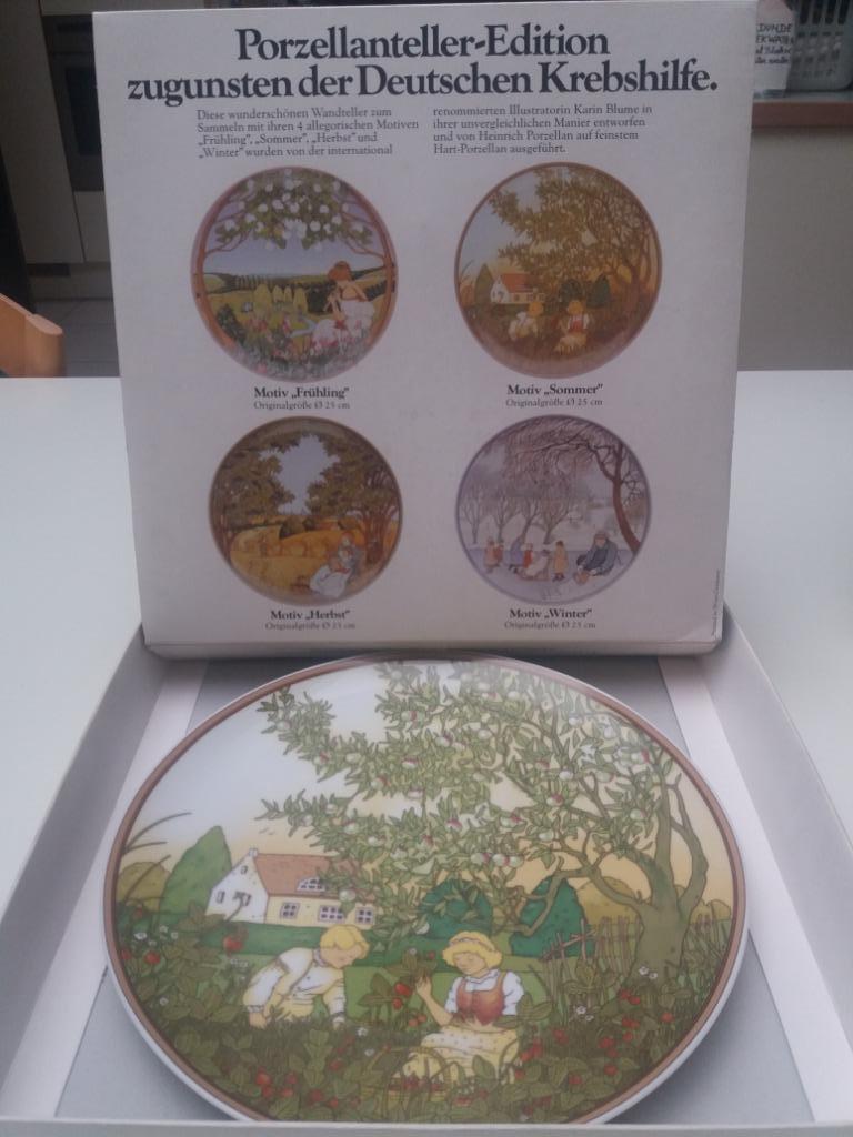 Wandborden van de 4 jaargetijden van Heinrich, Ophalen