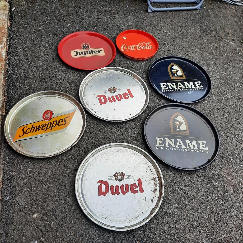 Plateau's ..bieden ., Verzamelen, Biermerken, Ophalen of Verzenden, Gebruikt